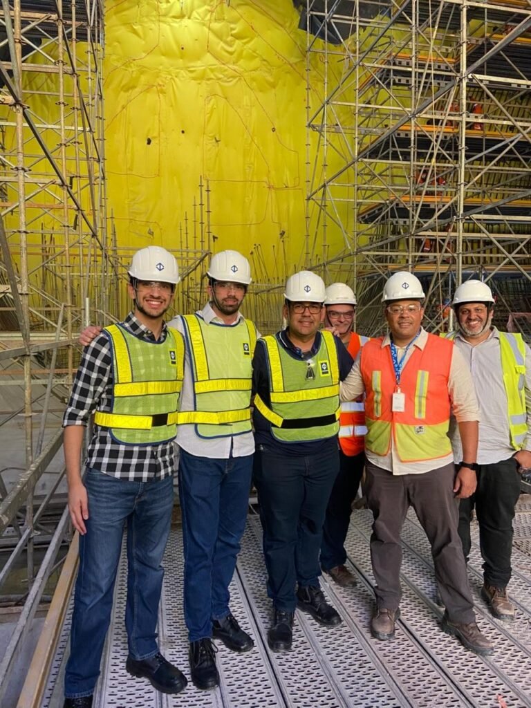 Equipe da Strageo, Daniel Agra Metrô SP e Flavio E Robson Ambos ATO's da Projetista da Estação Santa Isabel (Maubertec)